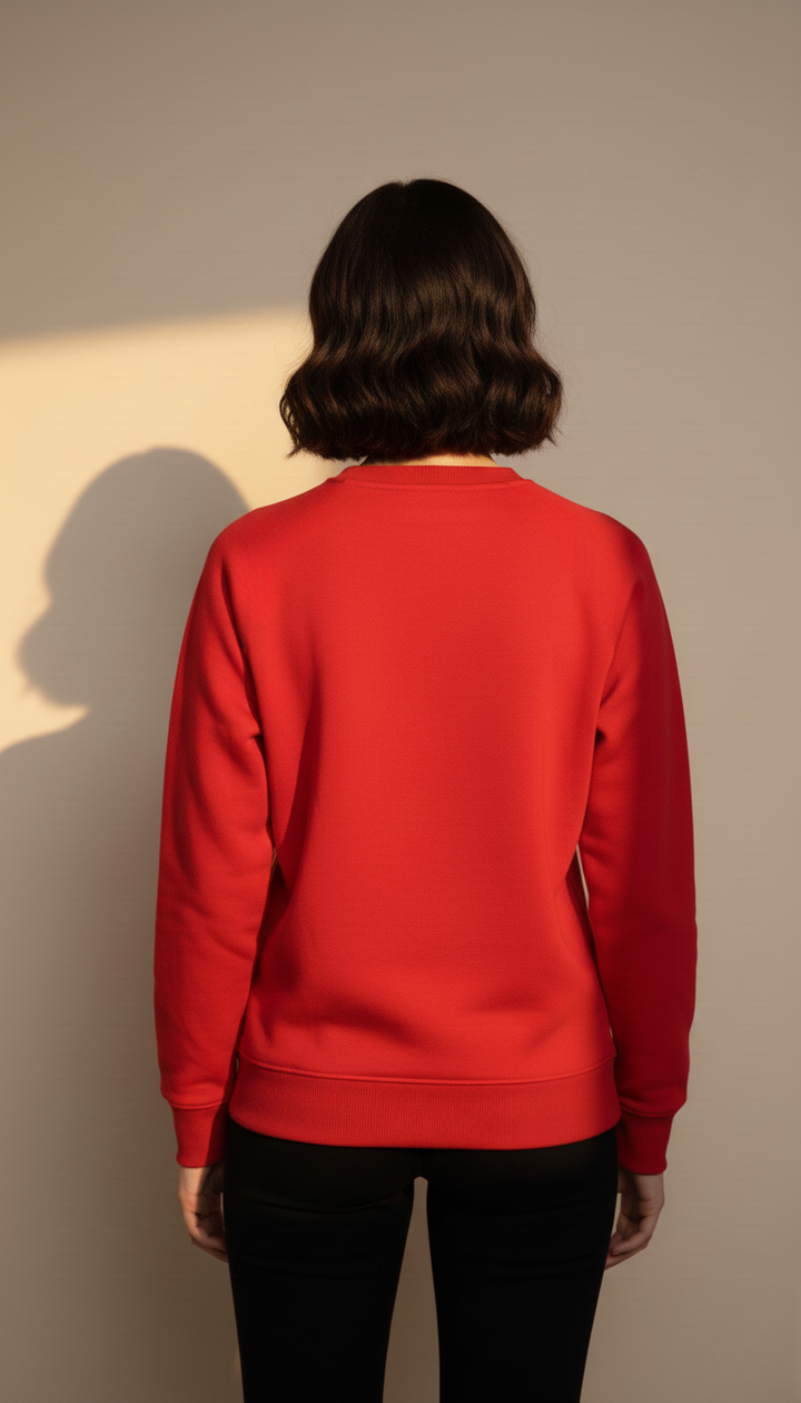 Statement Red Sweatshirt