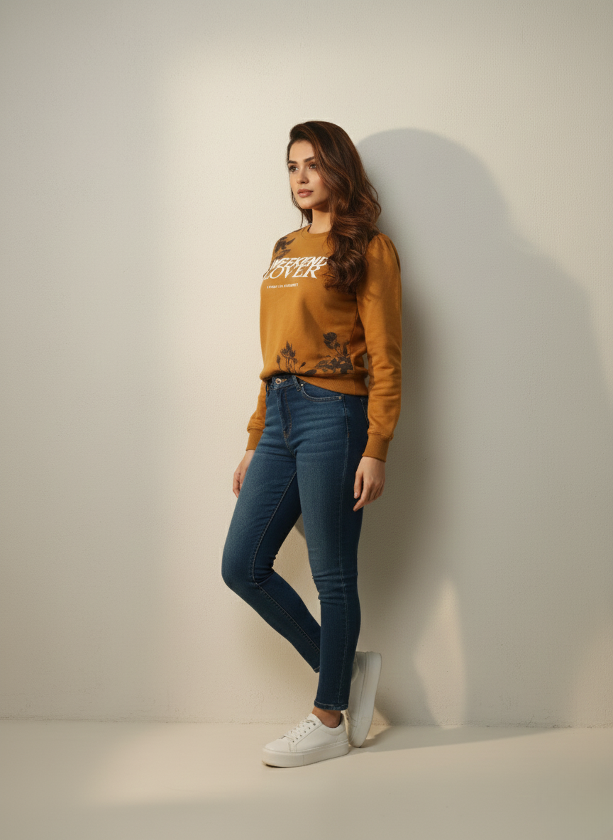 Vibe Mustard Sweatshirt
