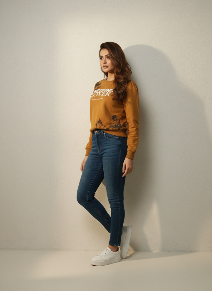 Vibe Mustard Sweatshirt