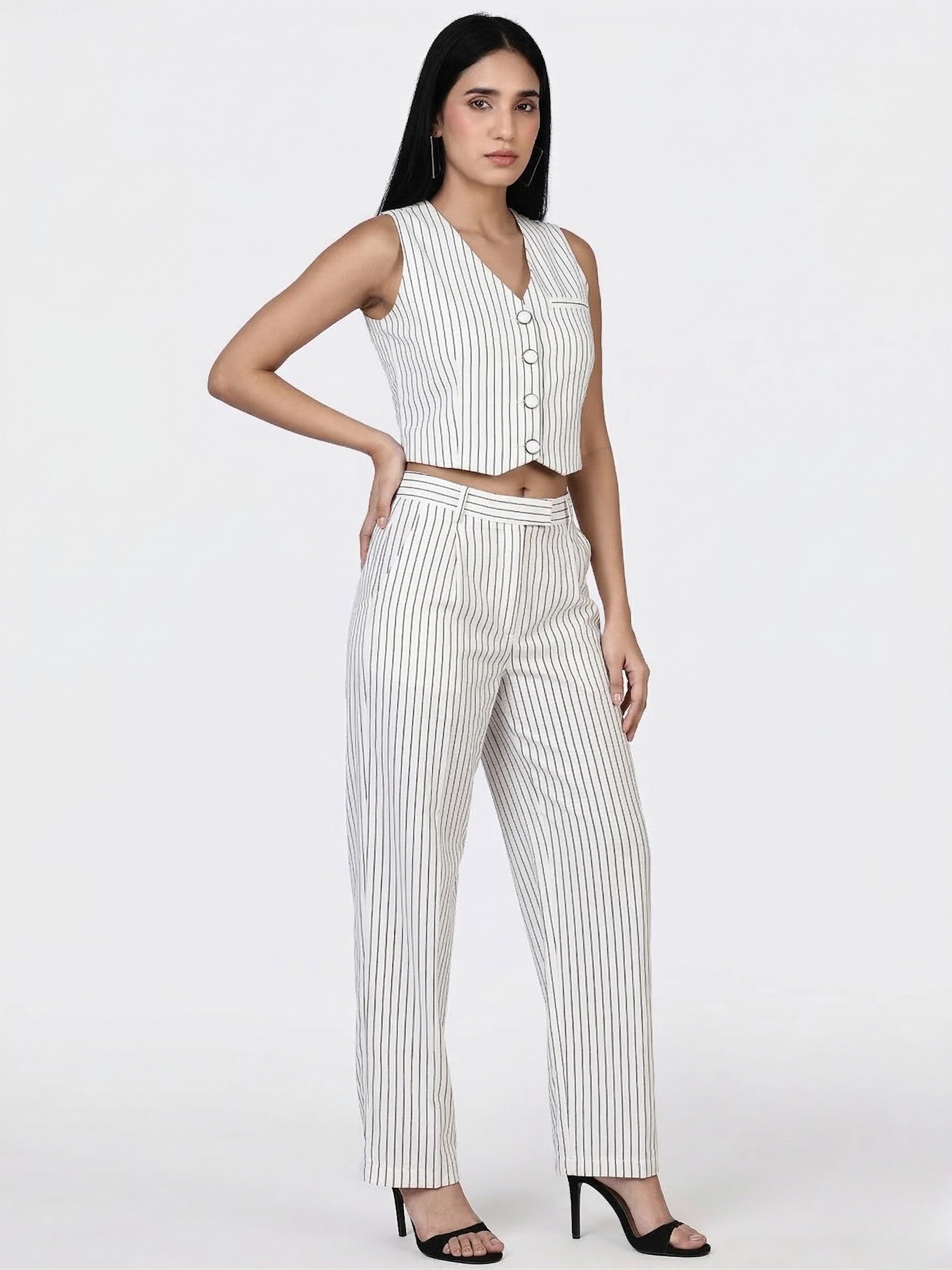 PINSTRIPE POWER CO-ORD SET