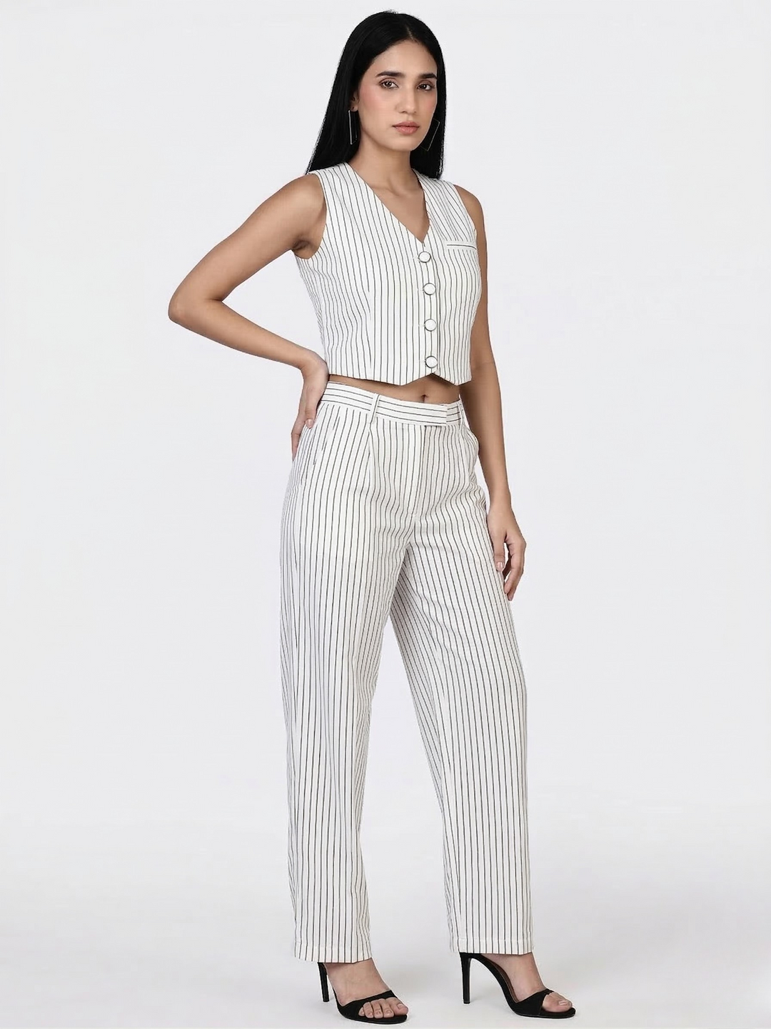 PINSTRIPE POWER CO-ORD SET