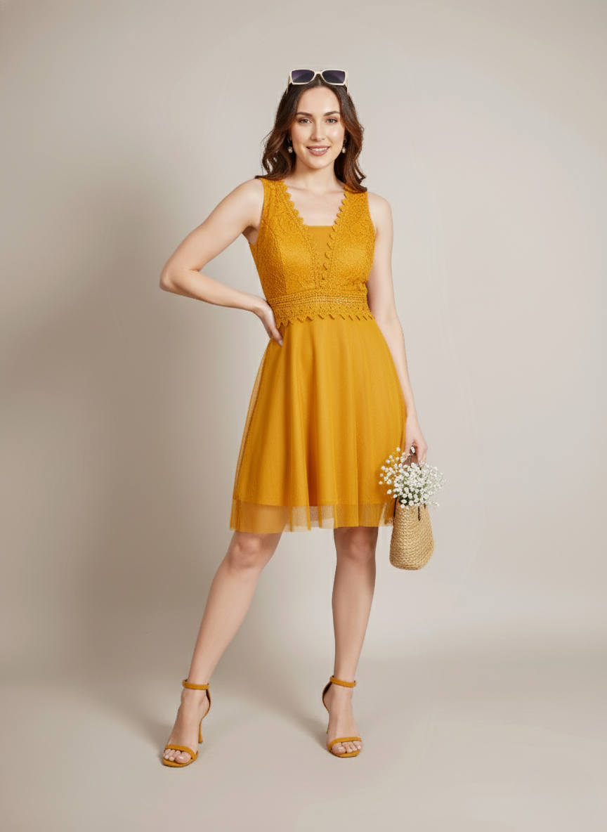 PETAL PERFECT MINI DRESS