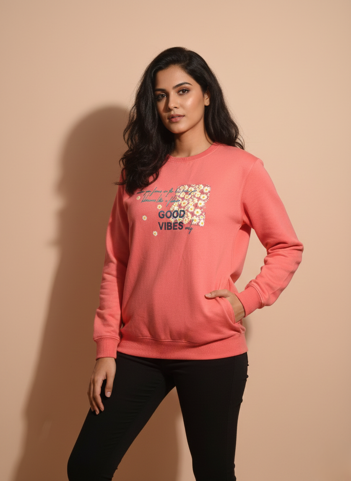 Elegant Red Sweatshirt