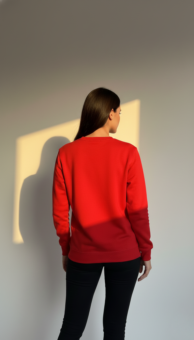 Statement Red Sweatshirt