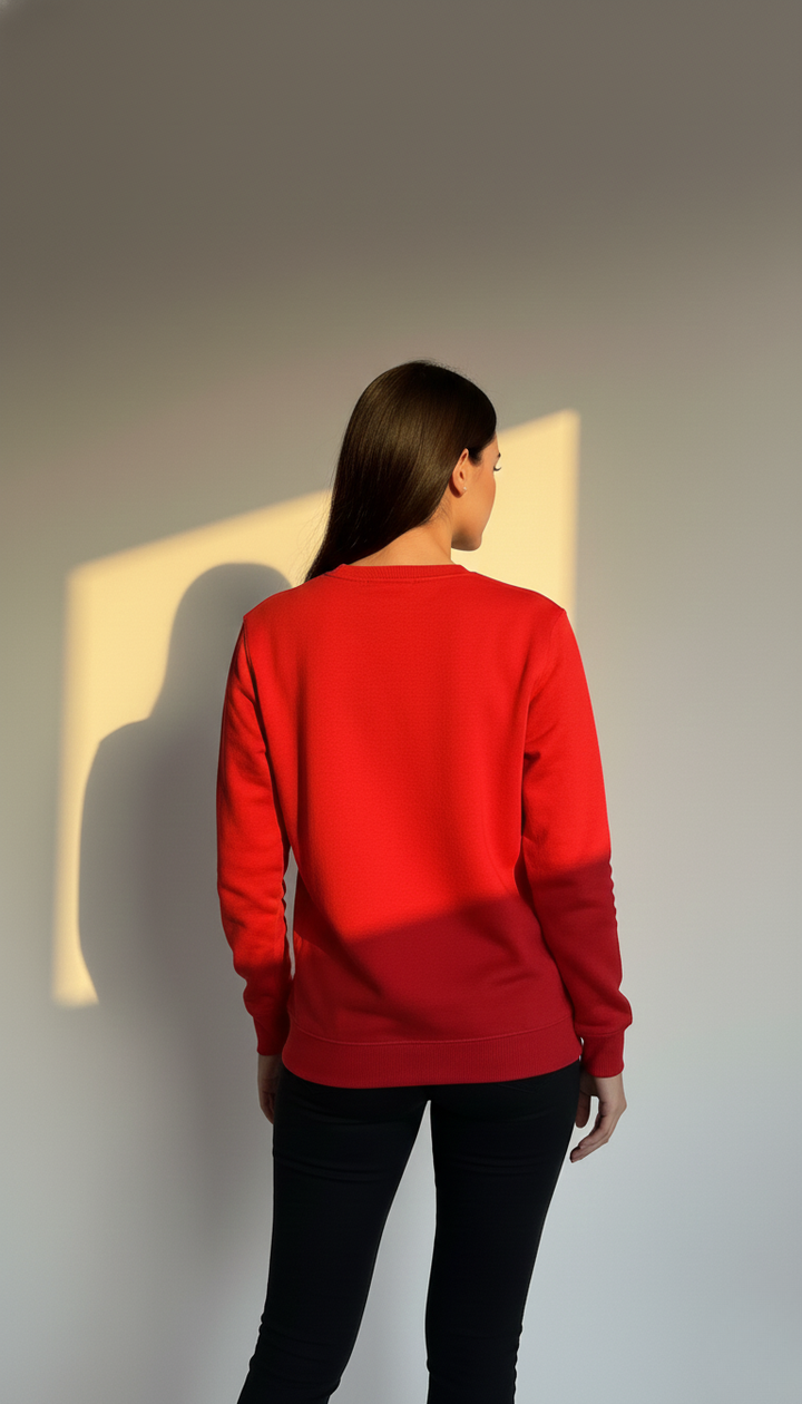 Statement Red Sweatshirt