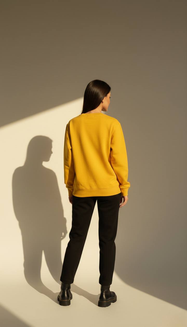 Minimal Yellow Sweatshirt
