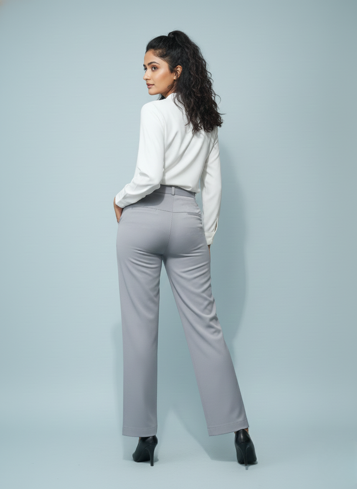 MINIMALIST HIGH WAIST FORMAL TROUSER