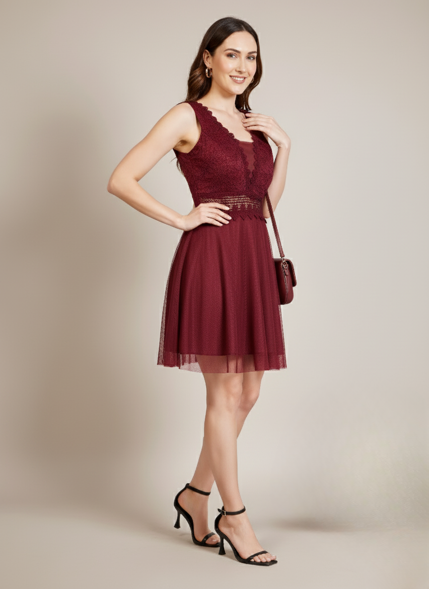 PETAL PERFECT MINI DRESS