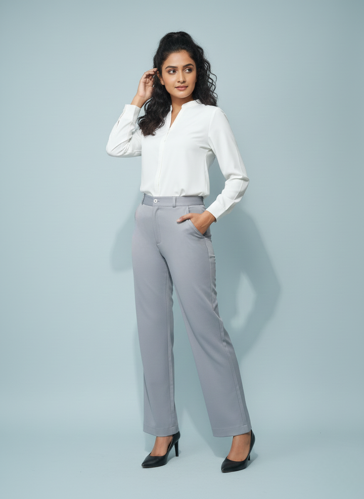 MINIMALIST HIGH WAIST FORMAL TROUSER