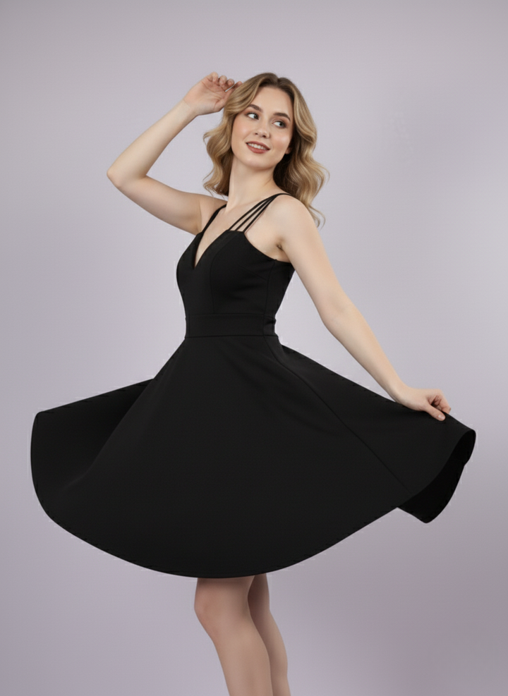 SEAFOAM STRAPPY MINI DRESS