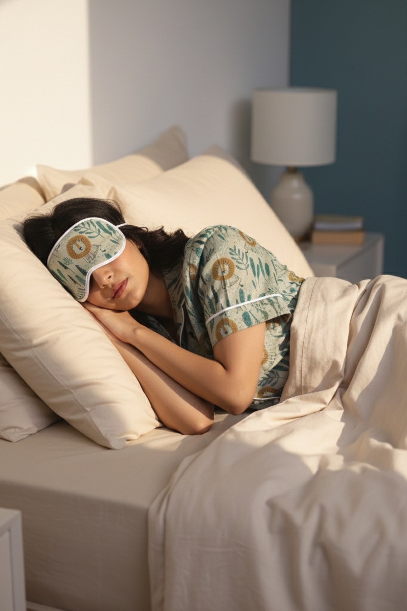 VIBRANT PRINTED SAVANNAH SAGE NIGHT DRESS