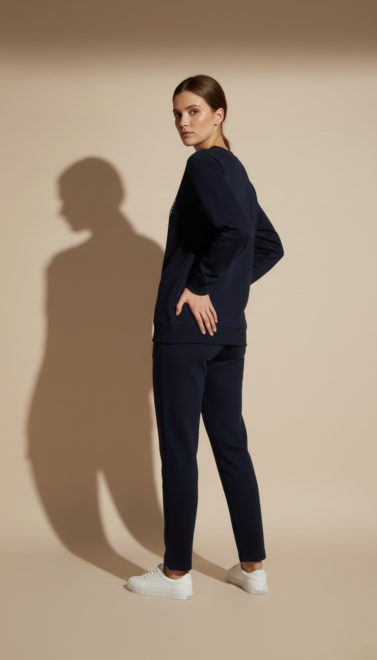 Downtown Navy Blue Sweatshirt
