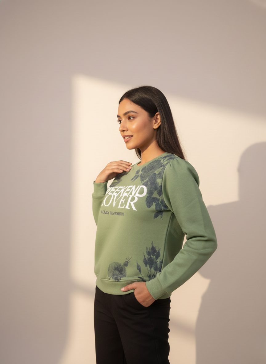 Vibe Green Sweatshirt